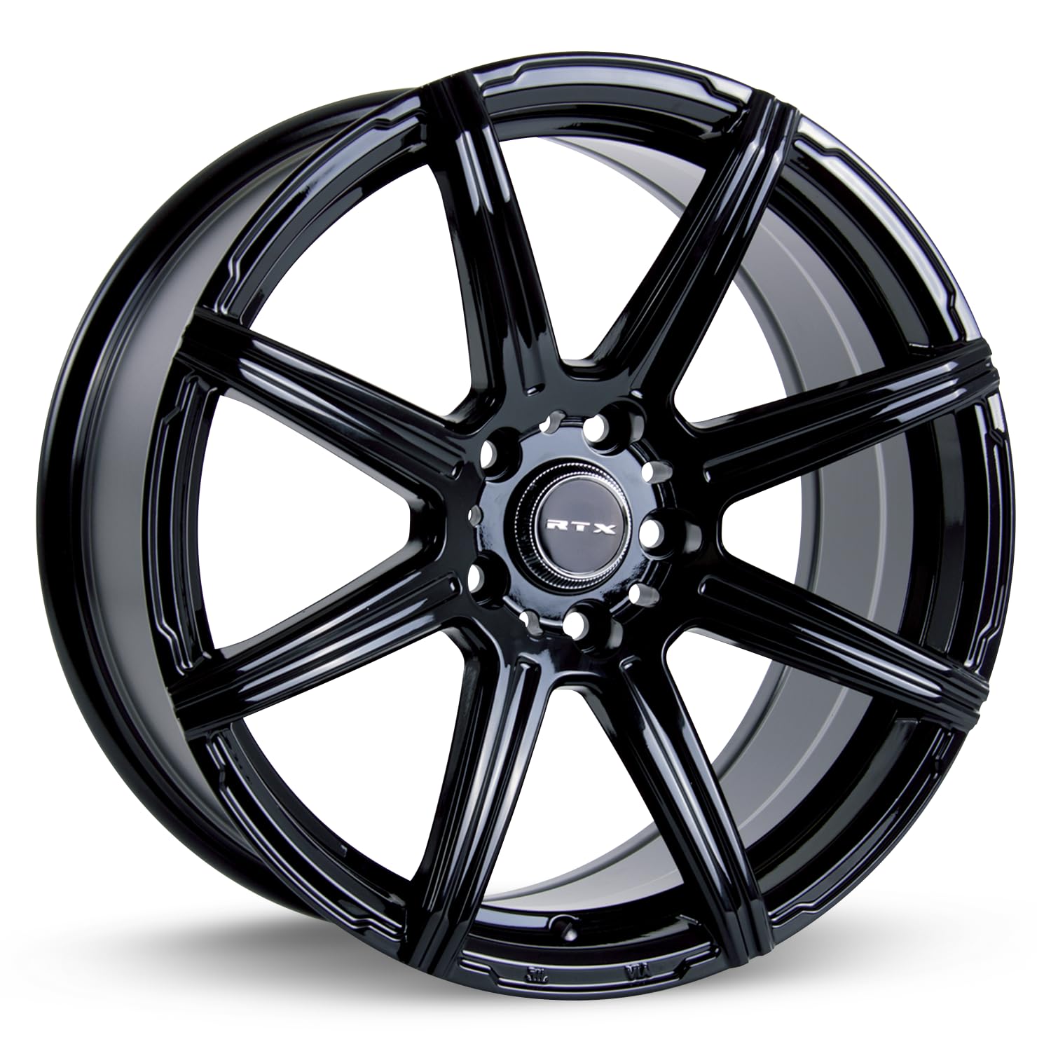Custom RTX Wheel - 17x7.5, 40 Offset, 5x114.3 Bolt Pattern, 67.1mm Hub - Black Rim