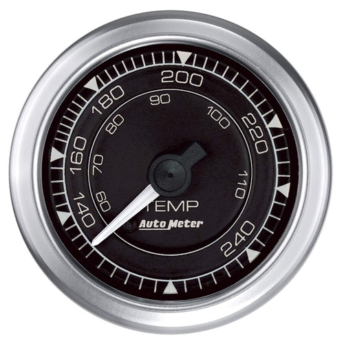 Gauge AutoMeter 8132, Temp, 2 1/16", 240ºf, Mech, Chrono