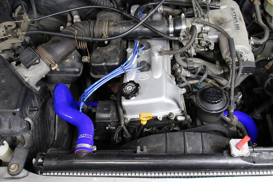 Blue HPS Silicone Radiator Hose Kit Coolant OEM Replacement 57-1746R-BLUE