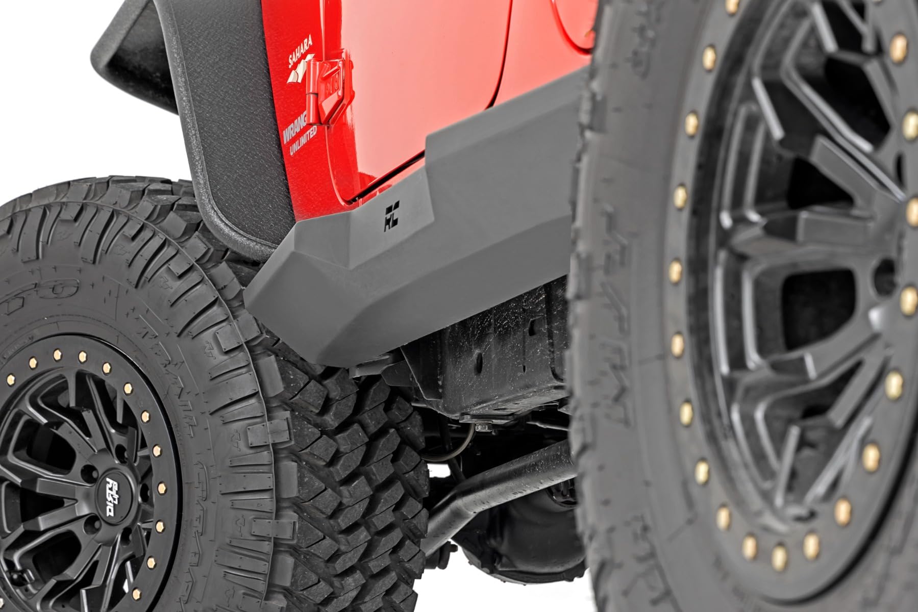 Rough Country Rock Sliders JK for 2007-2018 Jeep Wrangler | 4-Door - 90800
