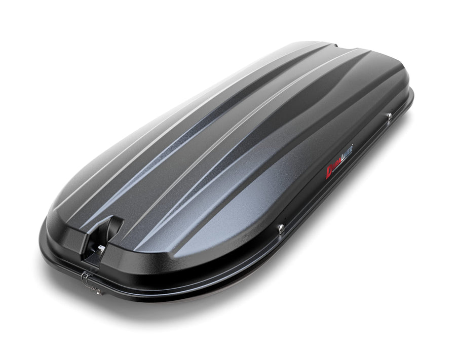 Rooftop Cargo Carrier DuraLiner - Waterproof Hard Shell Roof Top Mount Car Storage - Universal Fit - Easy Installation - 16 Cubic Ft - Made in USA