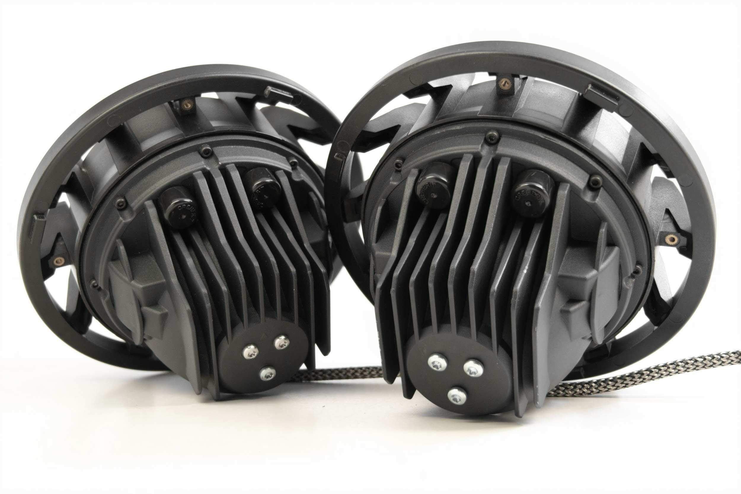 Morimoto 2.0 Super7 LED Headlight Housing, Fits Jeep Wrangler JL & Gladiator, Full LED Housing Replacement, Flicker & Error Free, Plug and Play Assembly, DOT Approved, Ultra Bright Upgrade (1x LF517)
