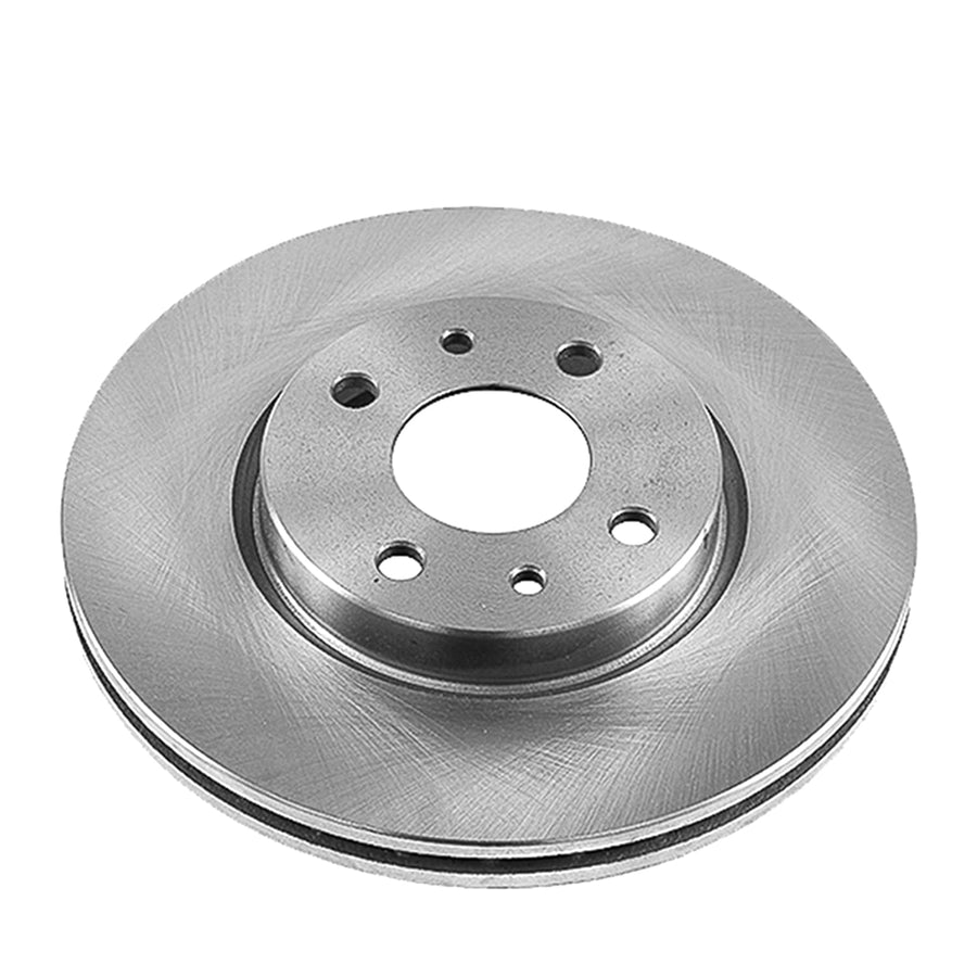 Power Stop Autospeciality EBR1296 Front Brake Rotor Stock Replacement For Fiat 500 2012-2017 [Model Specific]