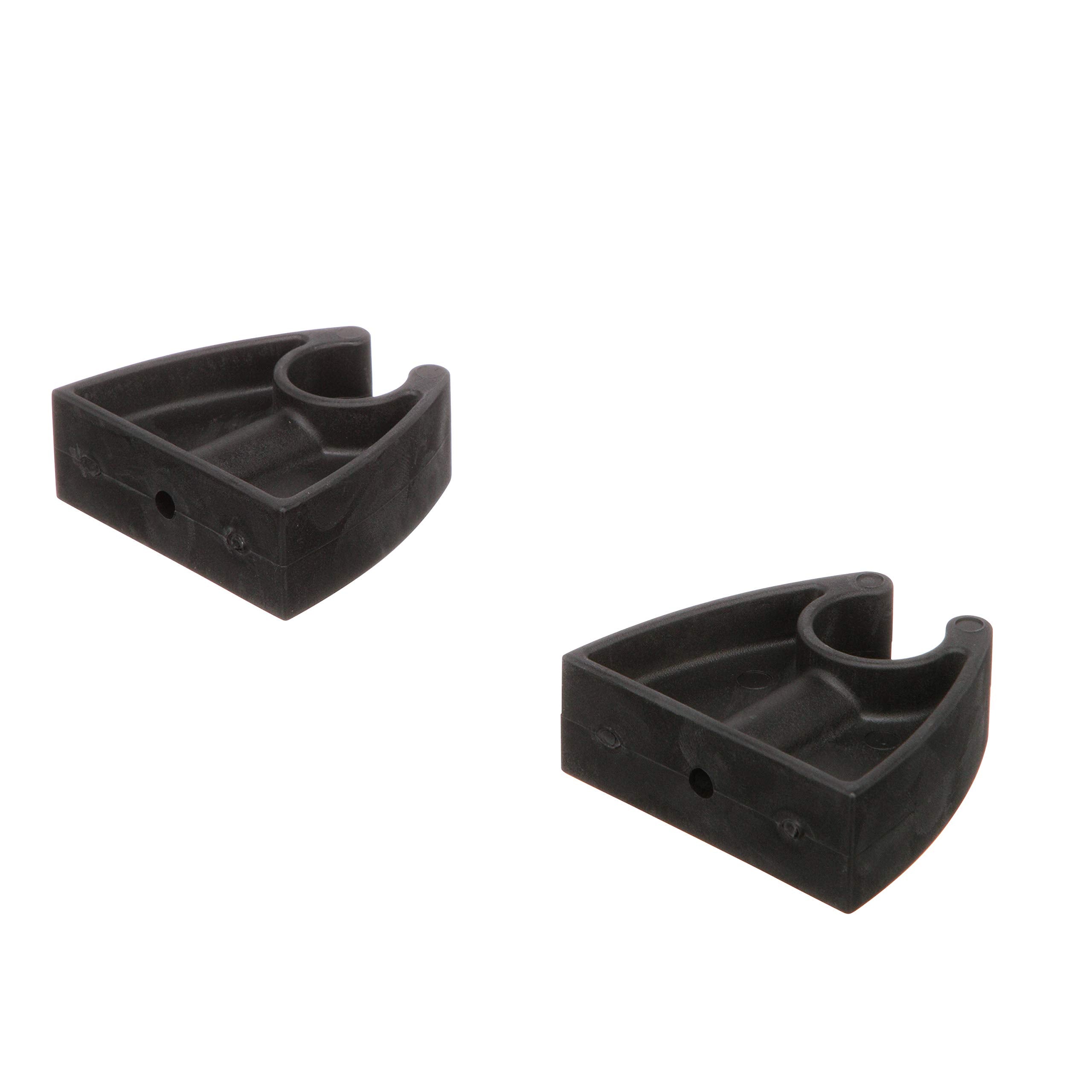 Pole Light Storage Clip Attwood 7571L7, Holds ¾-Inch-Diameter Poles, 2 Inches L x 1 ½ Inches H, Black Plastic