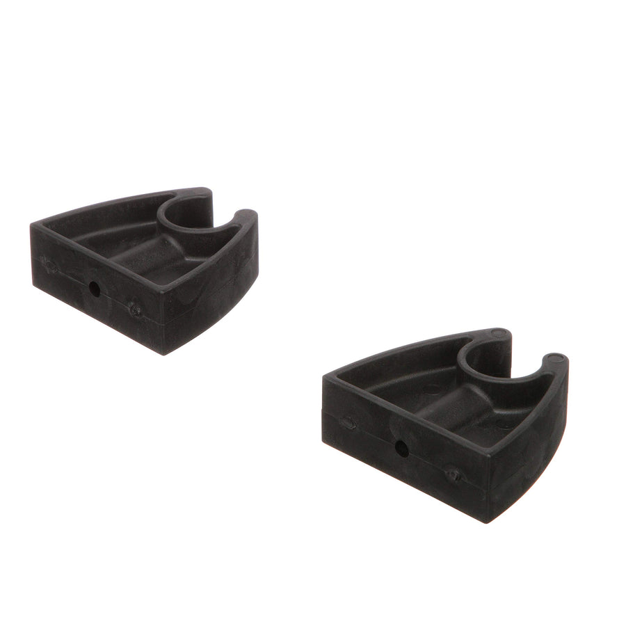 Pole Light Storage Clip Attwood 7571L7, Holds ¾-Inch-Diameter Poles, 2 Inches L x 1 ½ Inches H, Black Plastic