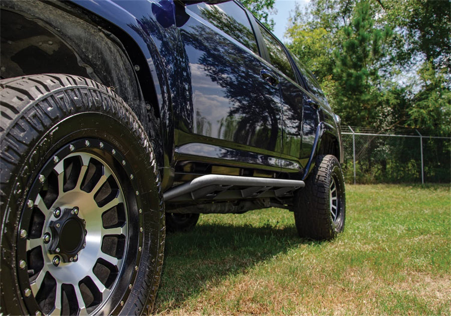 Trail Sliders RealTruck for Ford Ranger | Cab Length, Heavy Duty 2" Tubing, Textured Black | TSF19CC-TX | Fits 2019 - 2026 Ford Ranger Crew Cab