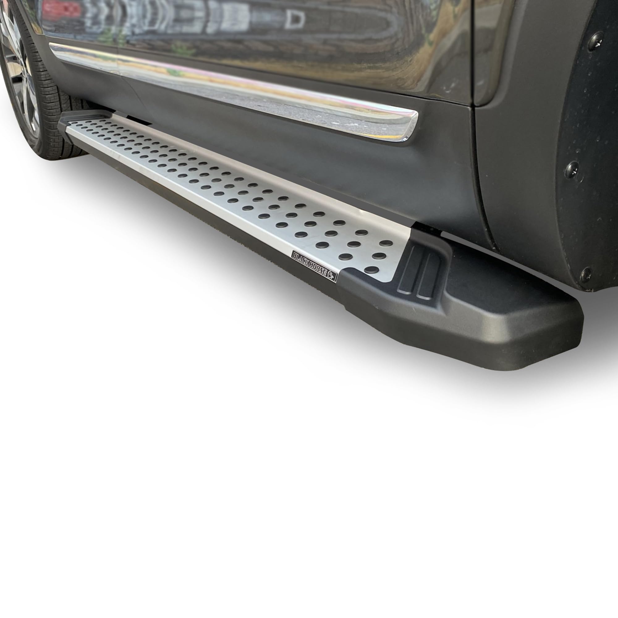 Vortex Black Horse Running Boards Compatible with 2007-2014 Ford Edge-VO-FRED