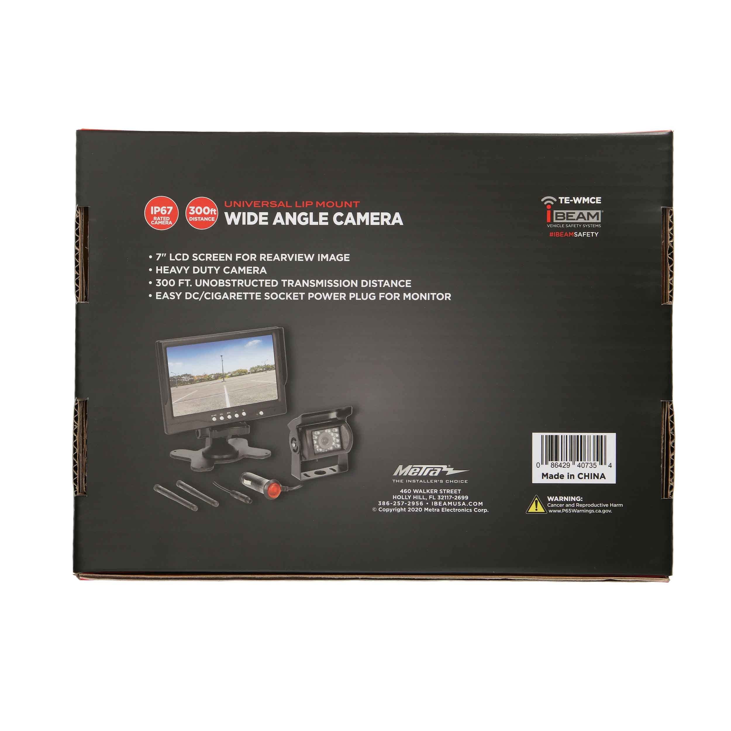 Wireless IBEAM - 7” Universal Monitor and Commercial Camera (TE-WMCE)