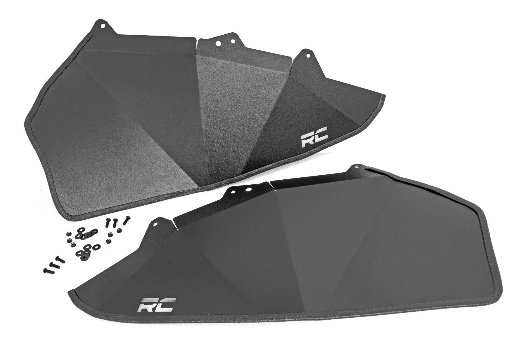 Rough Country Lower Door Set for RZR XP 1000 Polaris (2014-2023) - Steel Cab Protection Panels, Blocks Mud & Debris, OEM-Style Fit