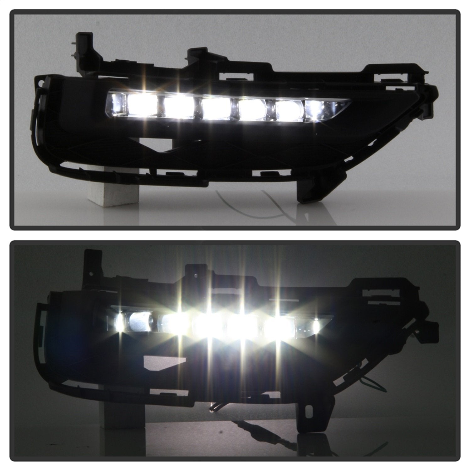 Honda Accord Coupe 2016-2017 Spyder 5083043 LED Fog Lights W/Switch- Clear