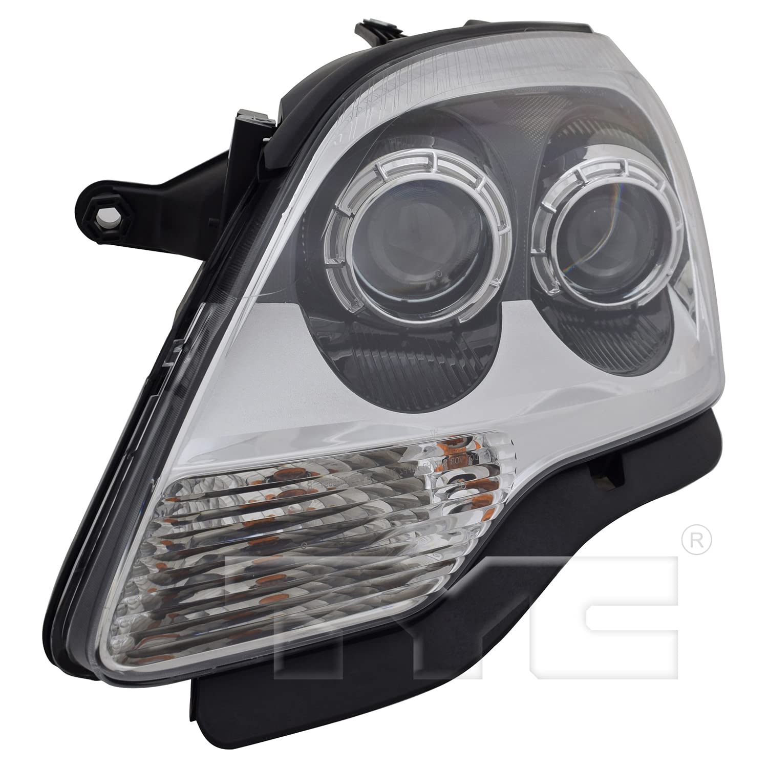 Left TYC Headlight Assembly Compatible with 2008-2012 GMC Acadia