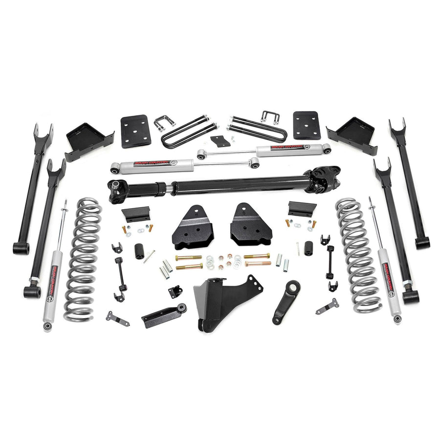 4-Link Rough Country 6" Lift Kit for 2017-2022 Ford Super Duty | Diesel - 50721