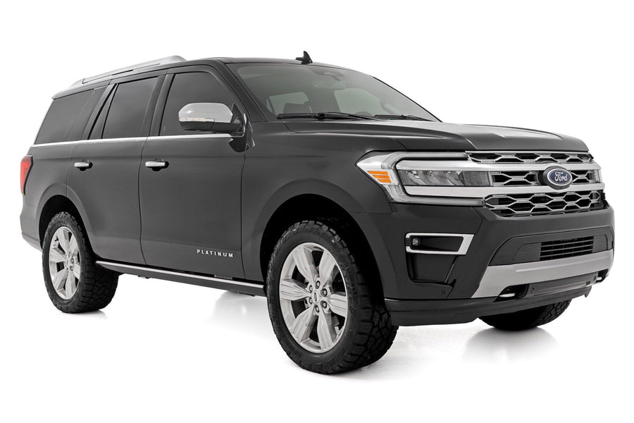 2" Lift Kit Rough Country with Aluminum Strut Spacers for Ford Expedition 4WD (2018–2024) w/CCD System