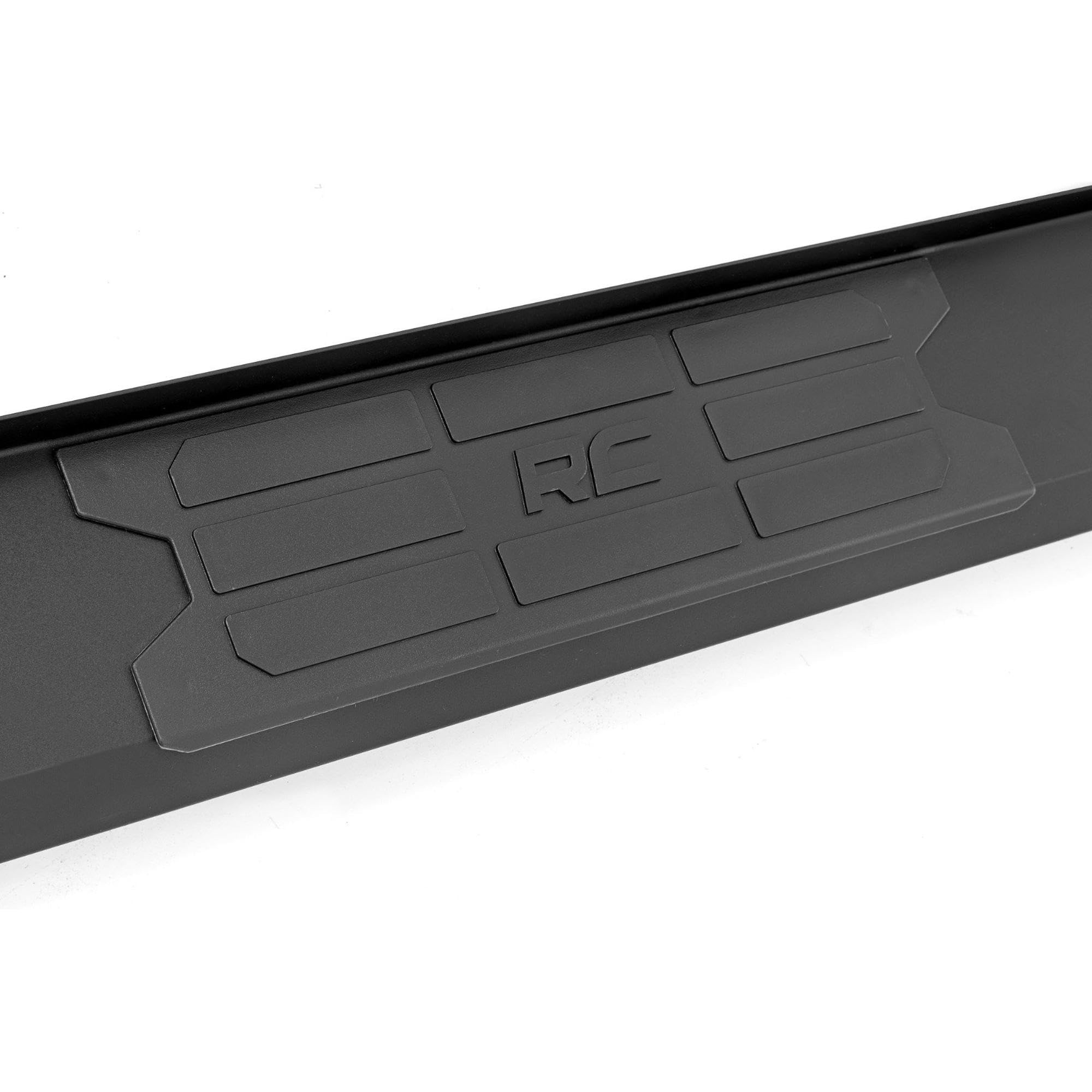 Rough Country Aluminum HD2 Running Boards for Toyota Tundra (2022-2025) CrewMax - 5" Wide Non-Slip Step, Easy Bolt-on Install