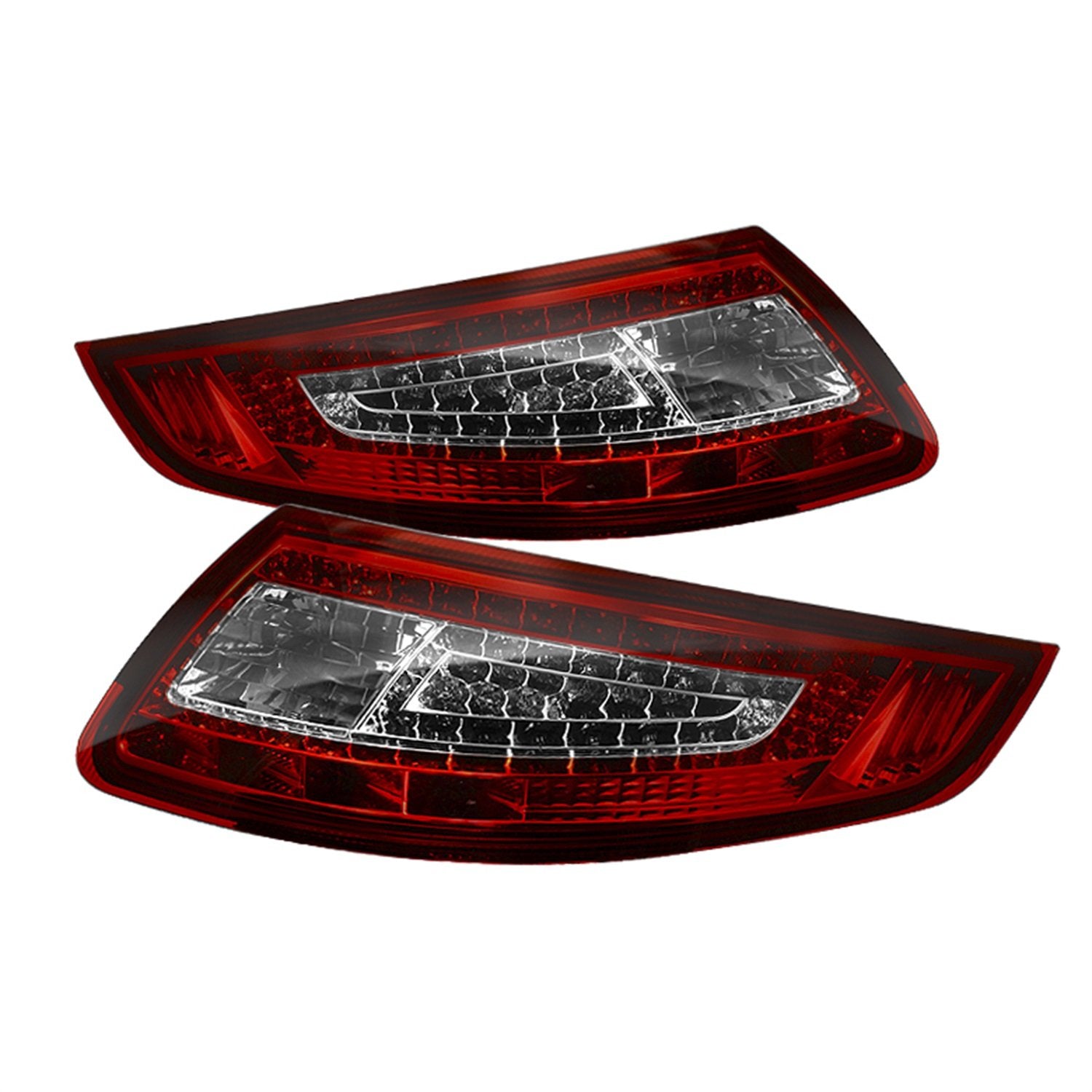 Porsche 997 Spyder Auto ALT-ON-P99705-LED-RC Red/Clear LED Tail Light