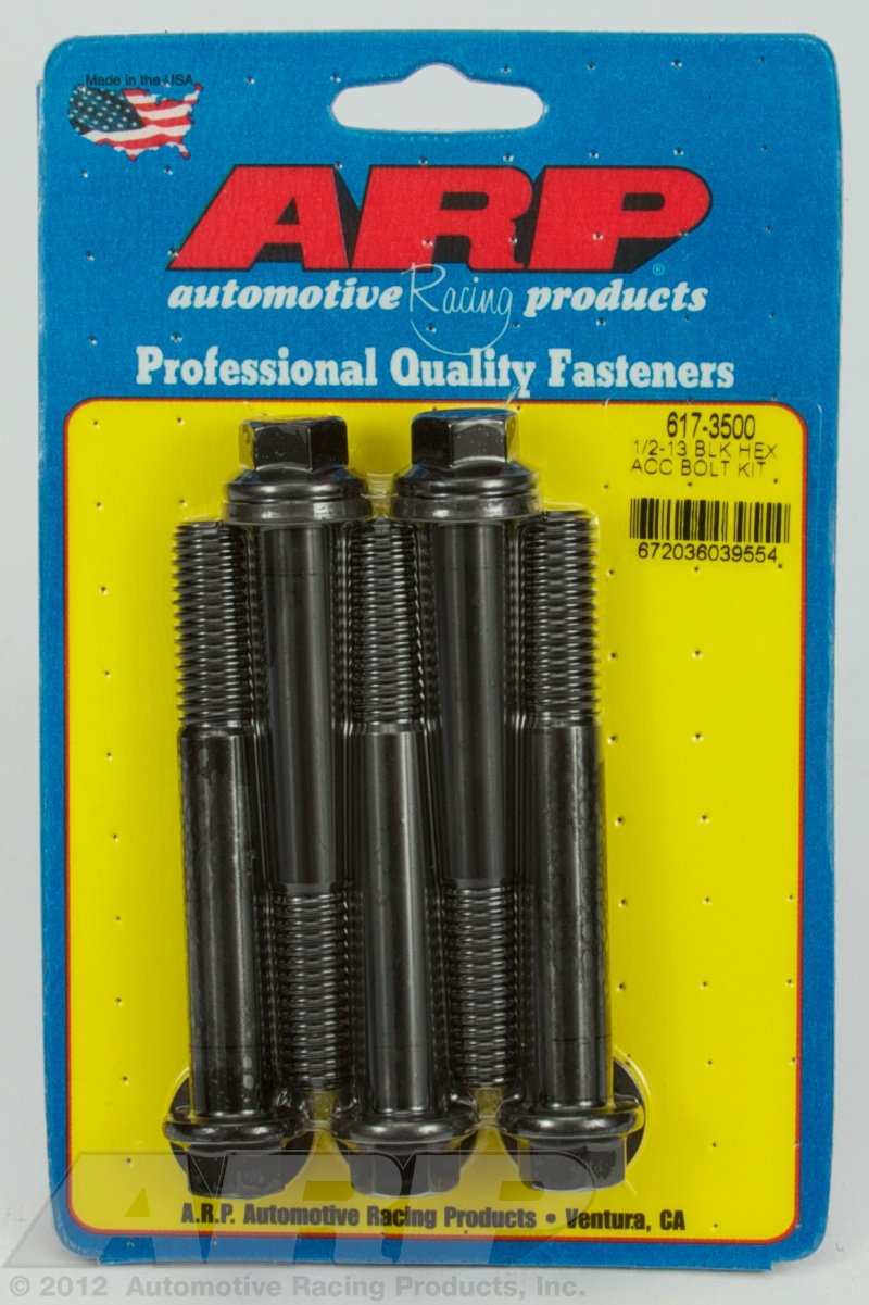 Hex ARP (617-3500) Oxide Bolt, Black