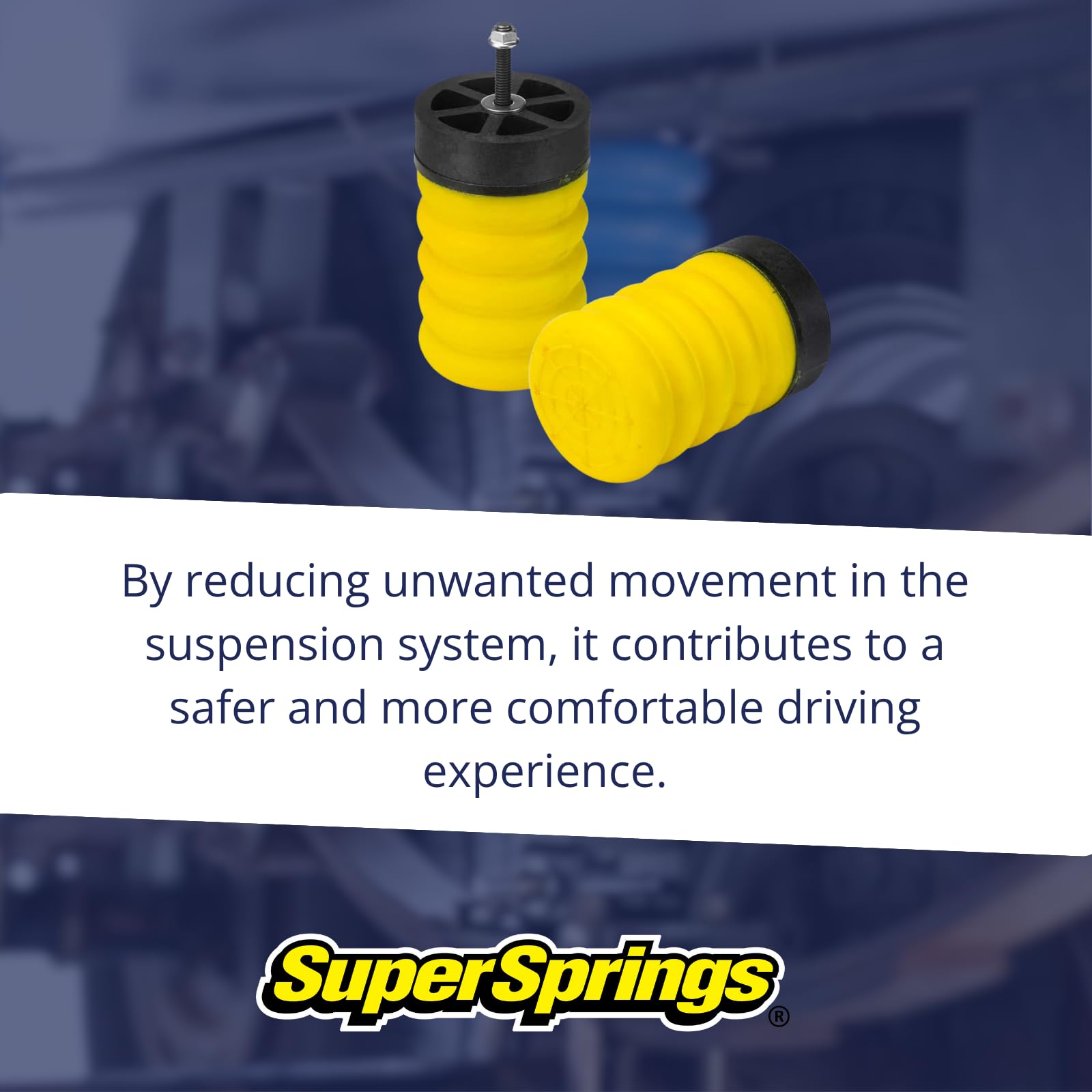 SumoSprings Rear for Freightliner FRED, Yellow | SuperSprings SSR-502-54