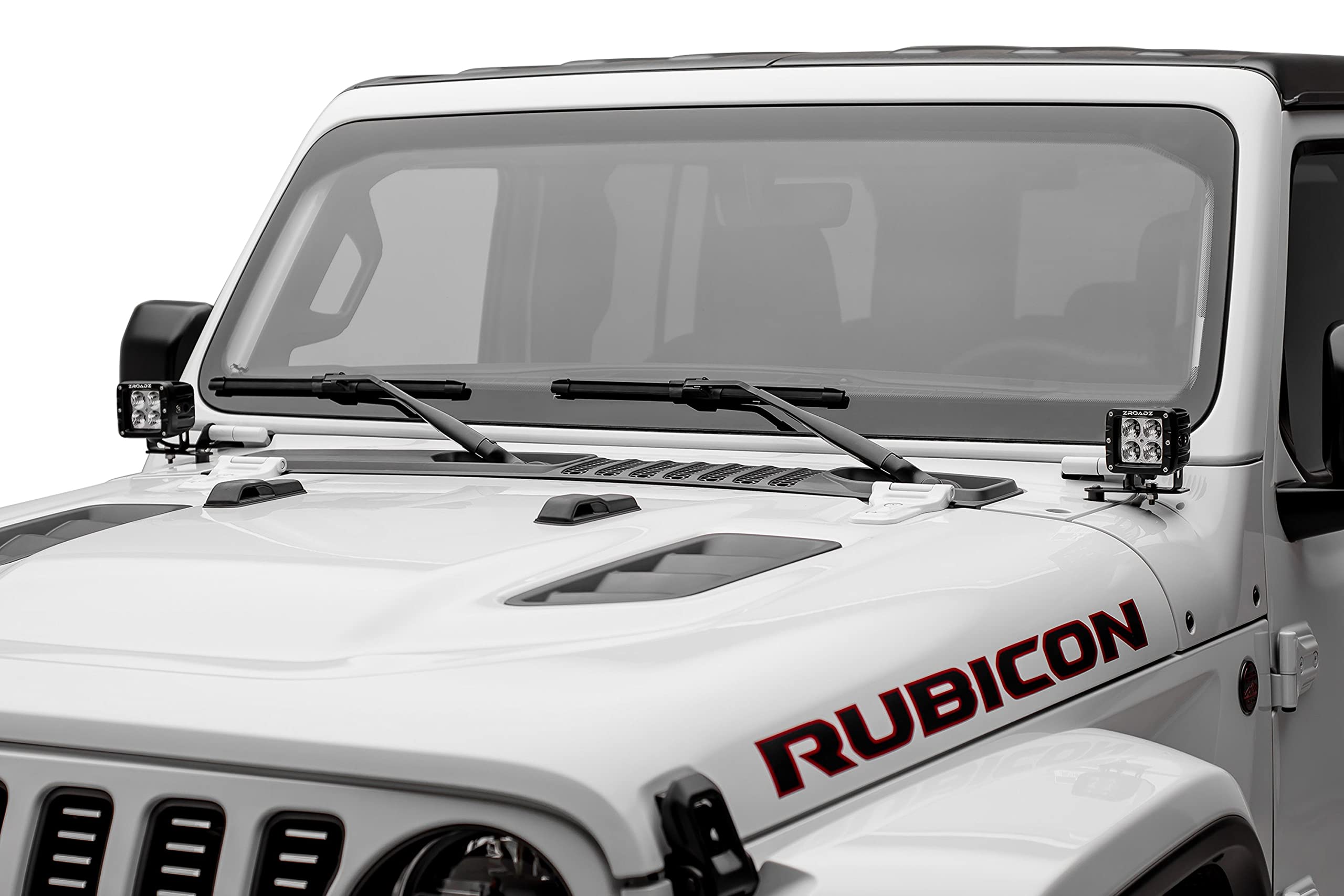 A Pillar Jeep JL, Gladiator LED Kit with (2) 3 Inch LED Pod Lights - PN #Z364941-KIT2