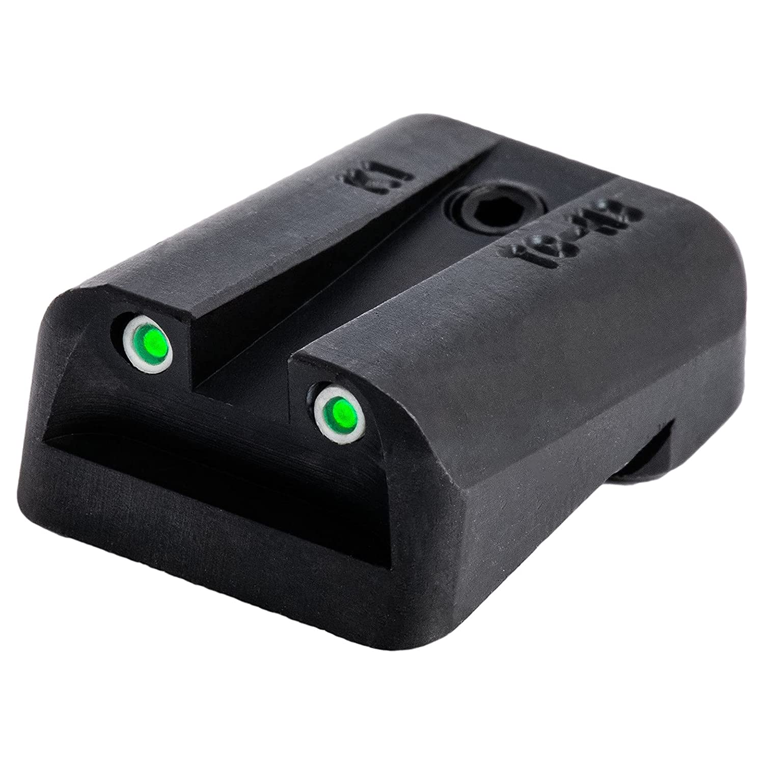 Tritium TRUGLO Handgun Sight | High-Visible Front & Rear Night Sights with White & Tritium Dots, Compatible with Kimber 1911 with Fixed Rear Sight (Excluding Micro Series)