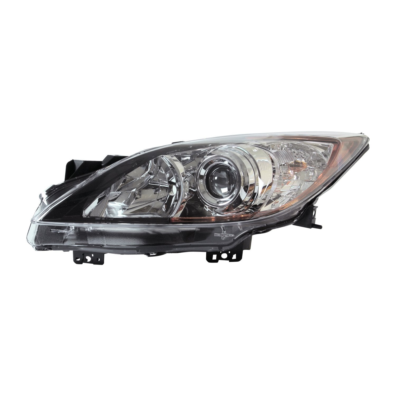 Left TYC Headlight Assembly Compatible with 2010-2011 Mazda Mazda3