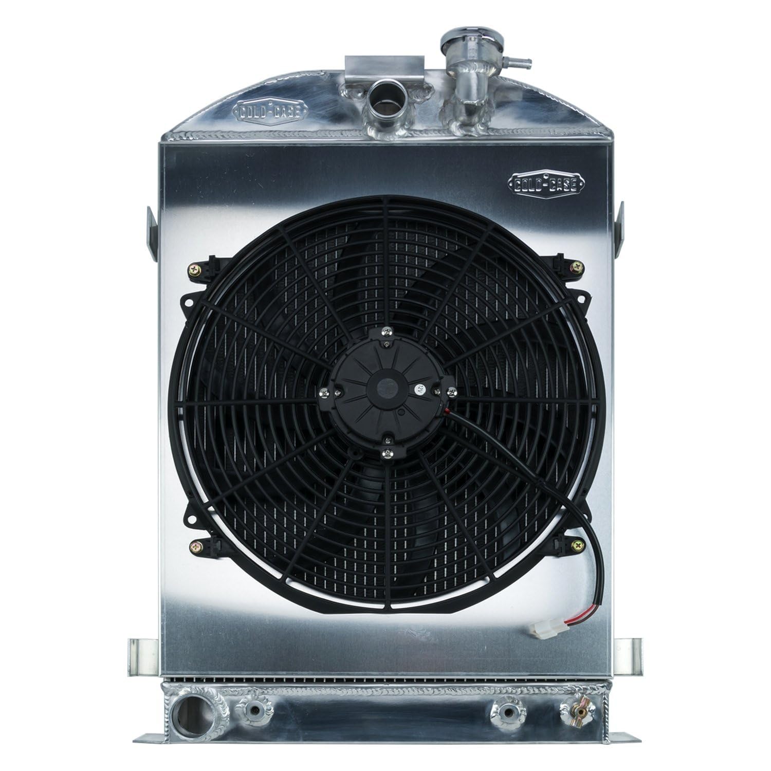 16 Inch Fan Kit And 27 Inch Aluminum Performance Radiator Cold Case Radiators