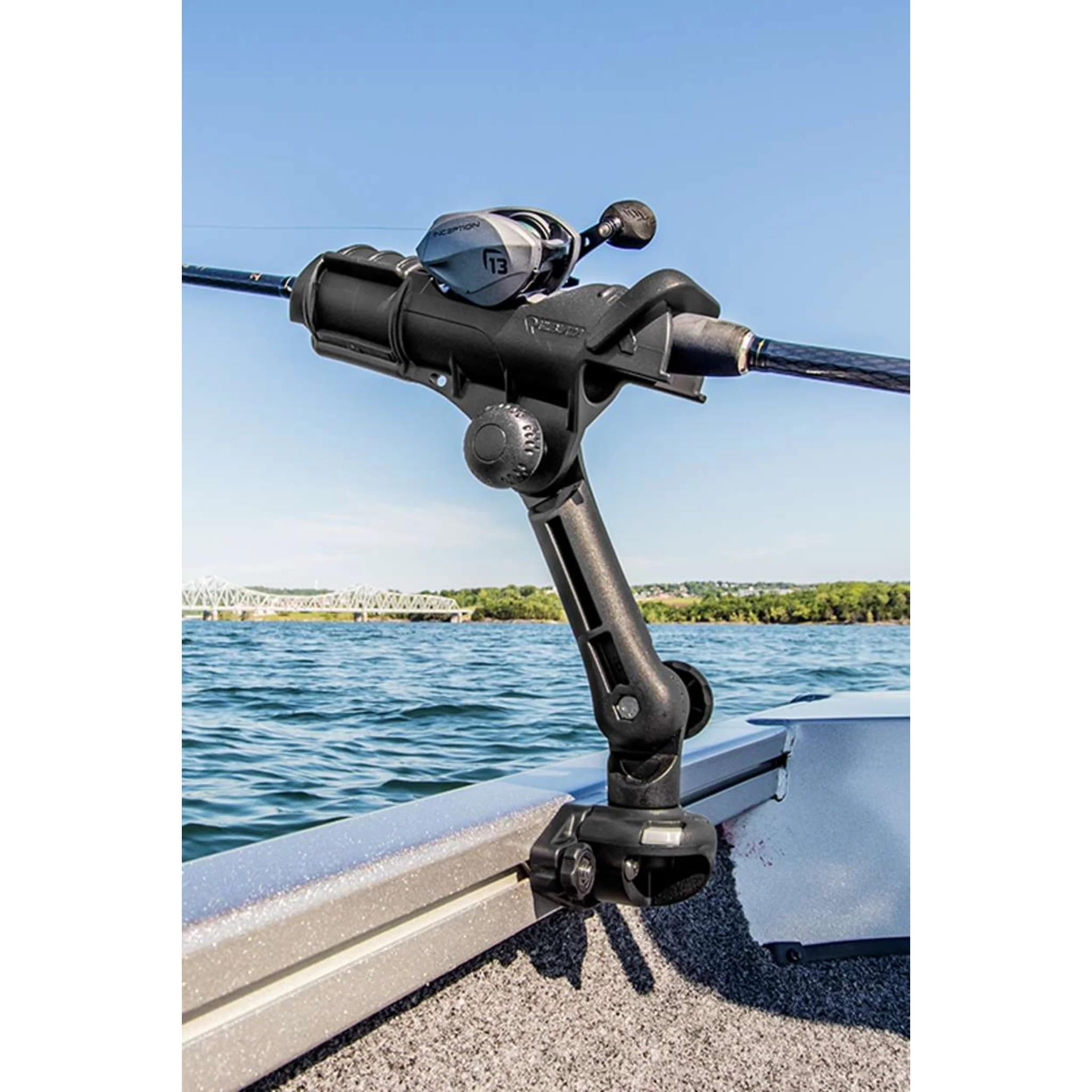 Fishing Rod Holder Extender RAILBLAZA for Boats, Kayaks, Inflatable Dinghy, and More