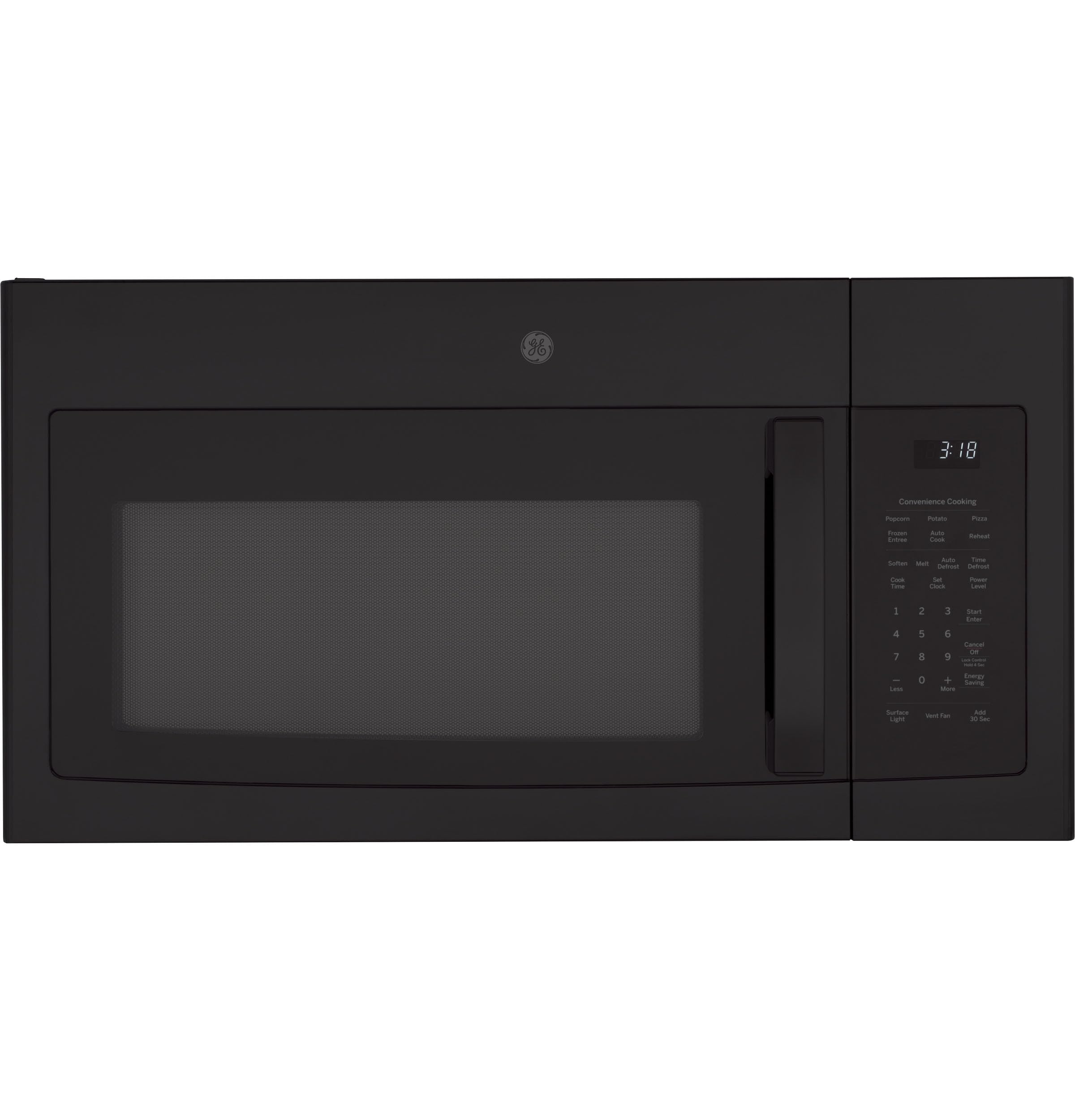 1.8 Cu. Ft. GE Over-the-Range Microwave Oven with Recirculating Venting