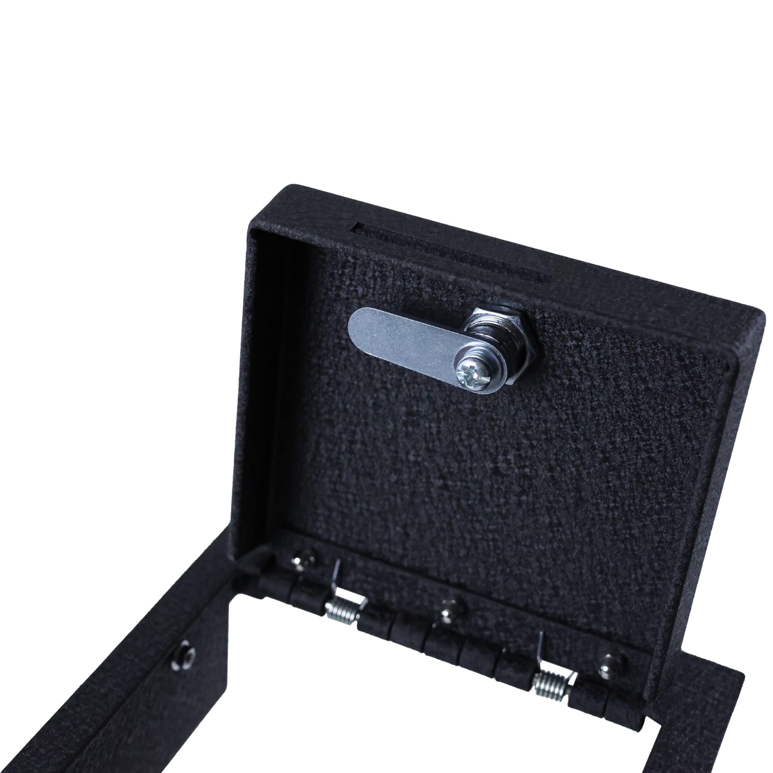 Center Console Safe Black Horse Security Lock Box, Black Gun Box Organizer, with 4 Digit Combination Resettable Lock Compatible with 2021-2023 Toyota Sienna-ASTS01