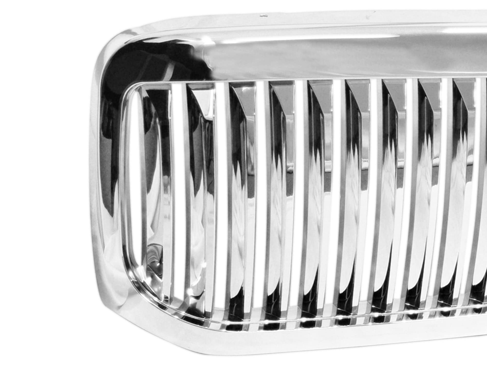 7148000 Armordillo USA Vertical Front Hood Grille - Chrome Fits 2000-2004 Ford Excursion