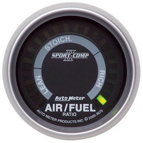 Auto Meter Sport-Comp II 2-1/16" Full Sweep Electric Air/Fuel Ratio Gauge 3675