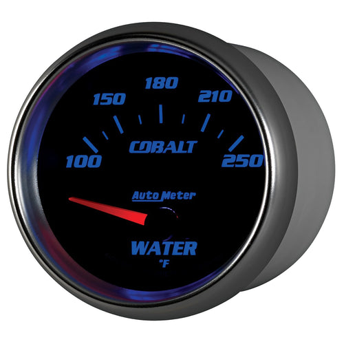 Auto Meter Cobalt 2-5/8" 100-250 Degree F Short Sweep Electric Water Temperature Gauge 7937