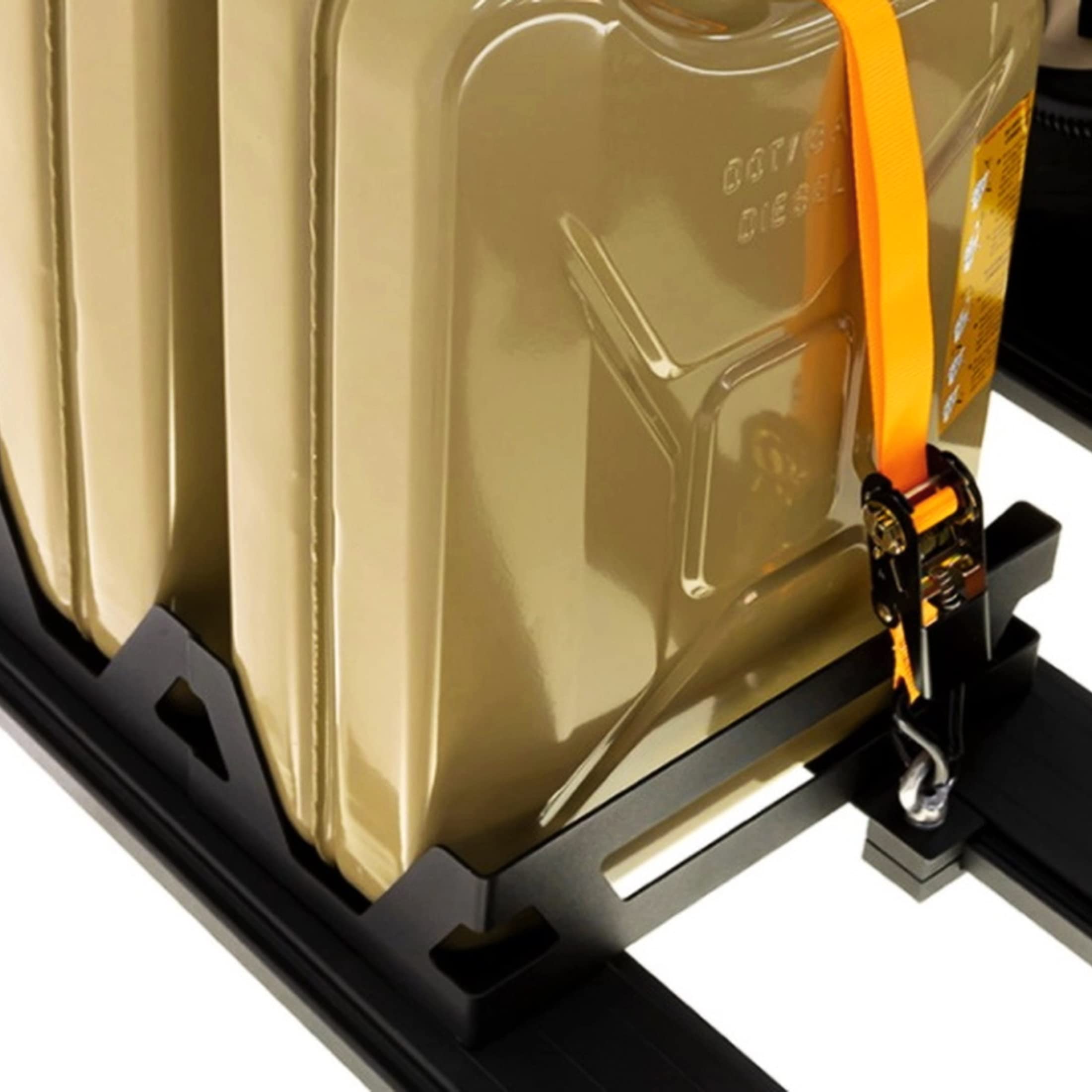ARB Jerry Can Mount 1780340 Base Rack Accessories Double - Vertical, Fitment Easy Allows Jerry cans to Your Base Rack.