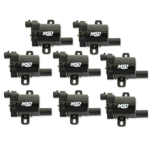 Blaster LS Series MSD 826383 Ignition Coil, Black, 8-Pack