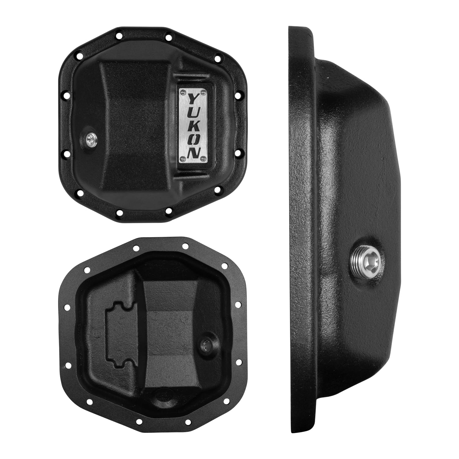 Stage 2 Yukon Re-Gear Kit w/Diff Covers for Dana 30/44, 4.11 Ratio, 24/28 Spline, Compatible with Jeep JL Non-Rubicon, YGK077STG2