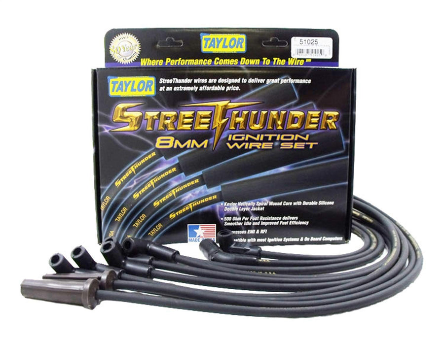 Streethunder Taylor Cable 51025 custom 8 cyl black