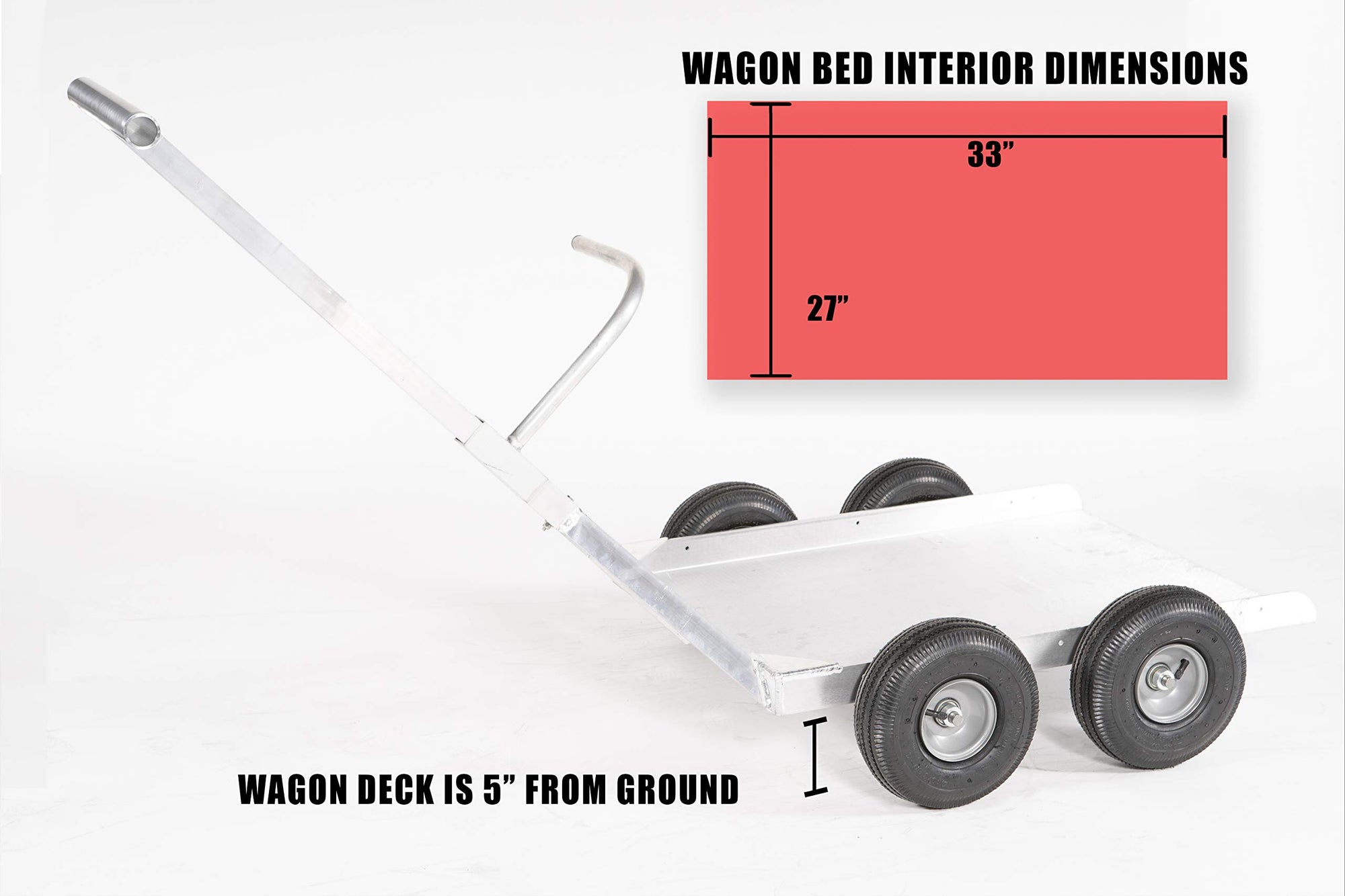 The Alumacart Patented was Designed to haul Large, Heavy & Bulky Items