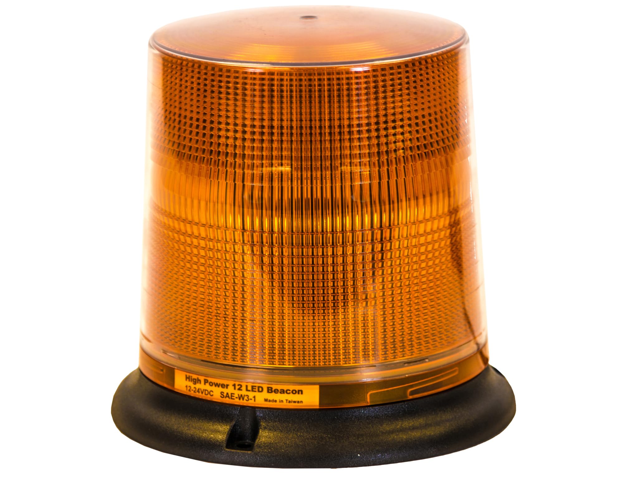 Buyers Products LED Beacon Light SL696A, 6.5" x 6.5", 12" Blunt Cut Lead, Permanent Mount, Strobe Lights for Trucks, Emergency Lights for Vehicles