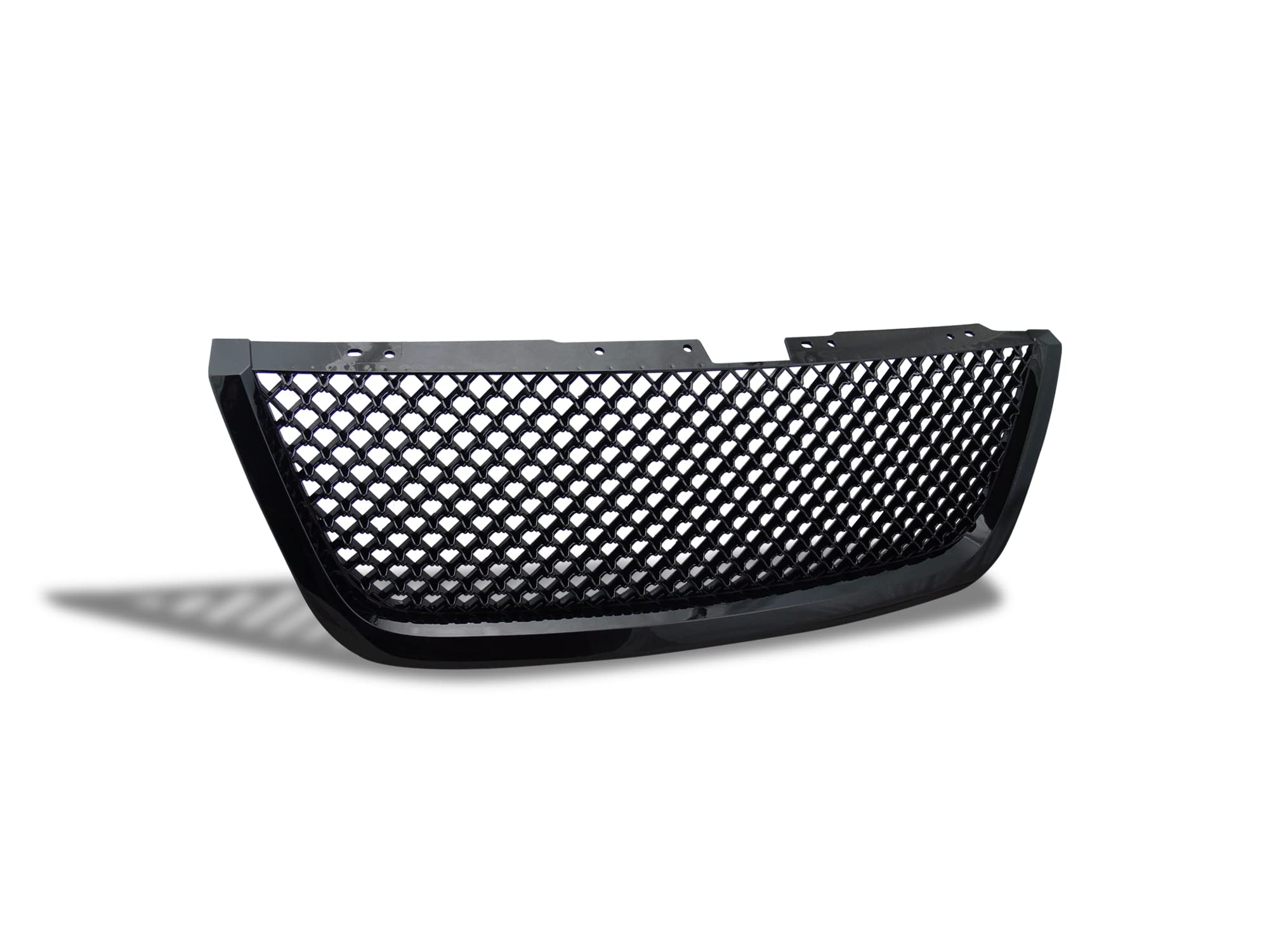 7148567 Armordillo USA Mesh Front Hood Grille - Gloss Black Fits 2007-2012 GMC Acadia
