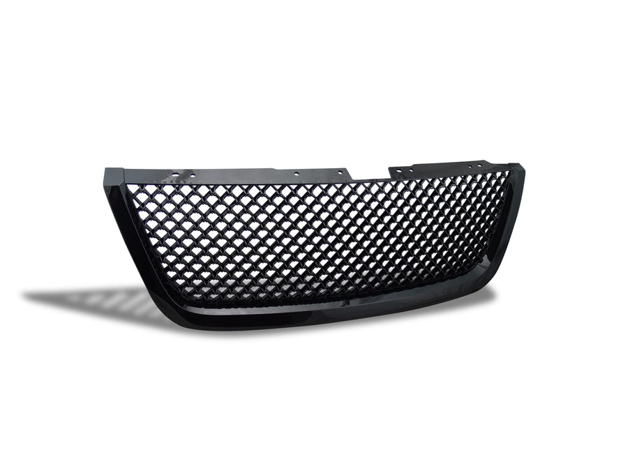 7148567 Armordillo USA Mesh Front Hood Grille - Gloss Black Fits 2007-2012 GMC Acadia
