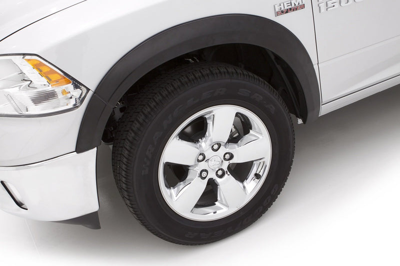 Lund Elite Series SX204S Black Sport Style Standard Front and Rear Fender Flare - 4 Piece