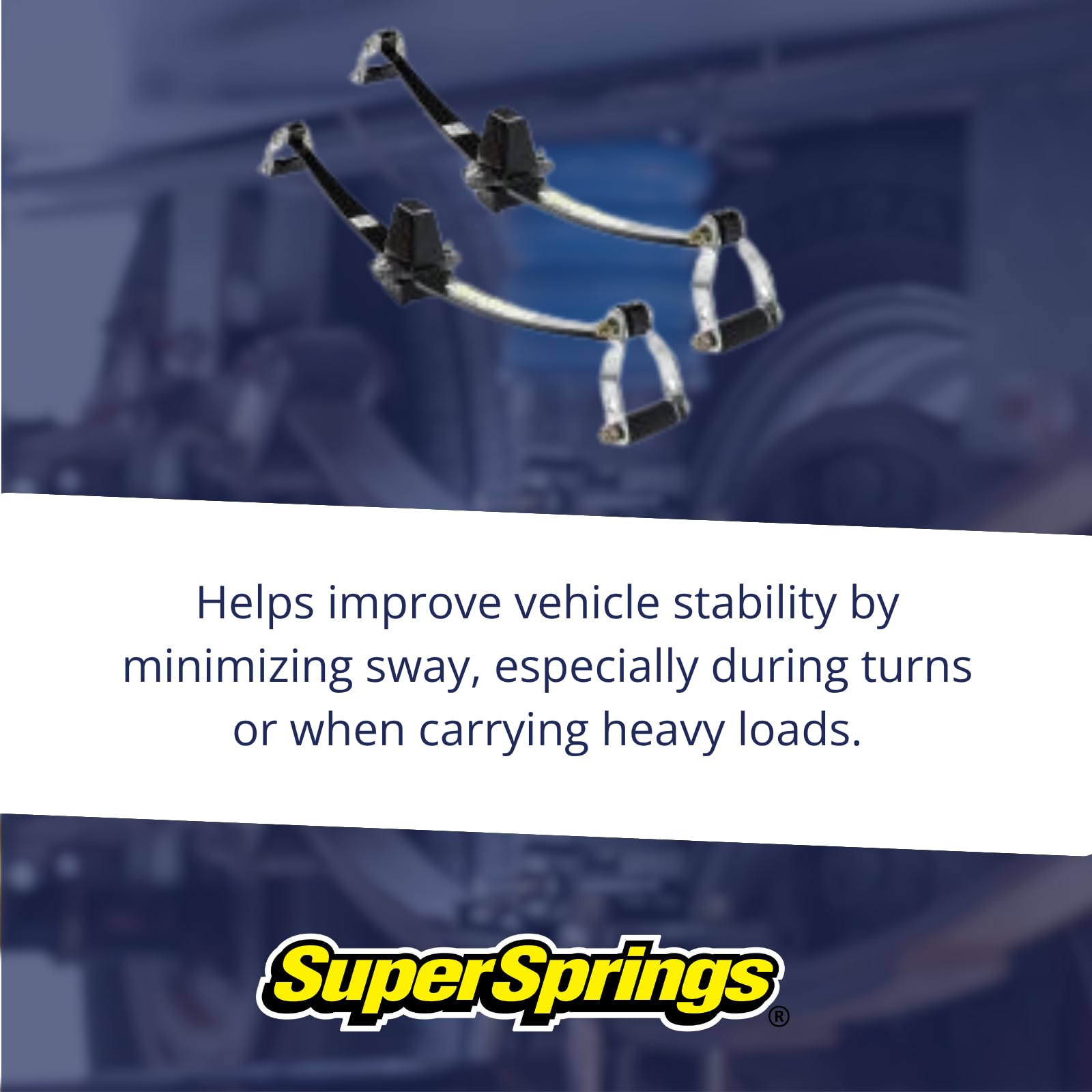 SuperSprings SSA4 for Toyota Tundra, Black