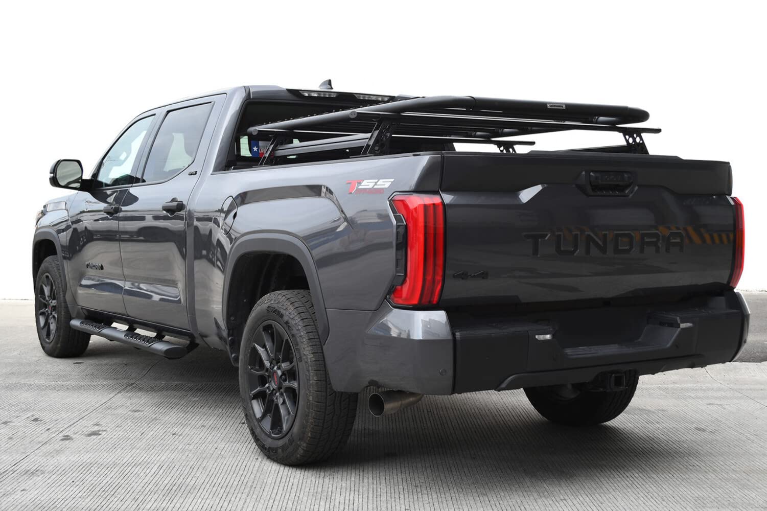Go Rhino Bed Rail Kit - Cross Bars for Full/Mid Sized Trucks w/Tonneau Cover T-Tracks | Mild Steel, Textured Black | 5935015T | Fits Full & Mid Sized Trucks w/Tonneau Cover T-Tracks