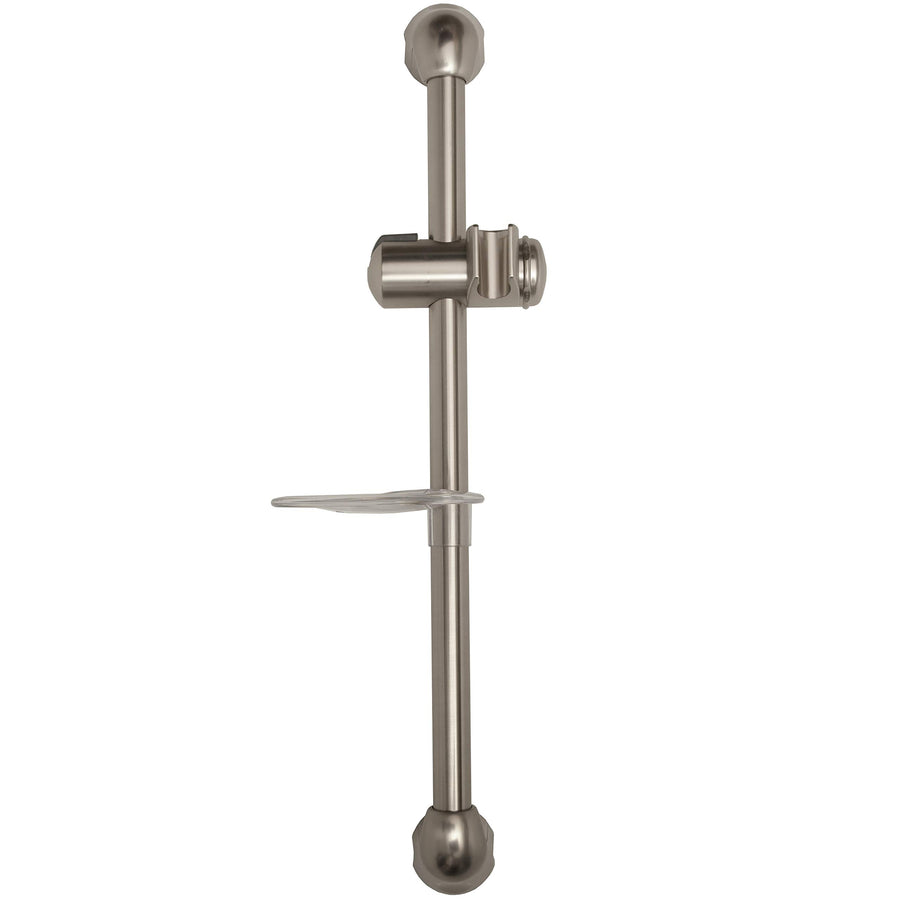 Dura Faucet Shower RV Slide Bar for Motorhomes, Travel Trailers, Campers and 5th Wheels (Brushed Satin Nickel)