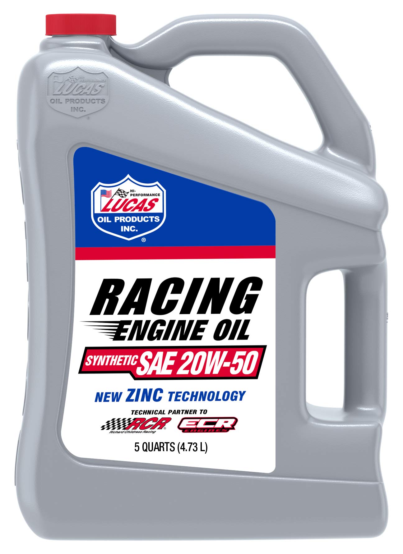 Synthetic SAE 20W-50 Lucas Oil Racing Only Engine Oil - 5 Quart
