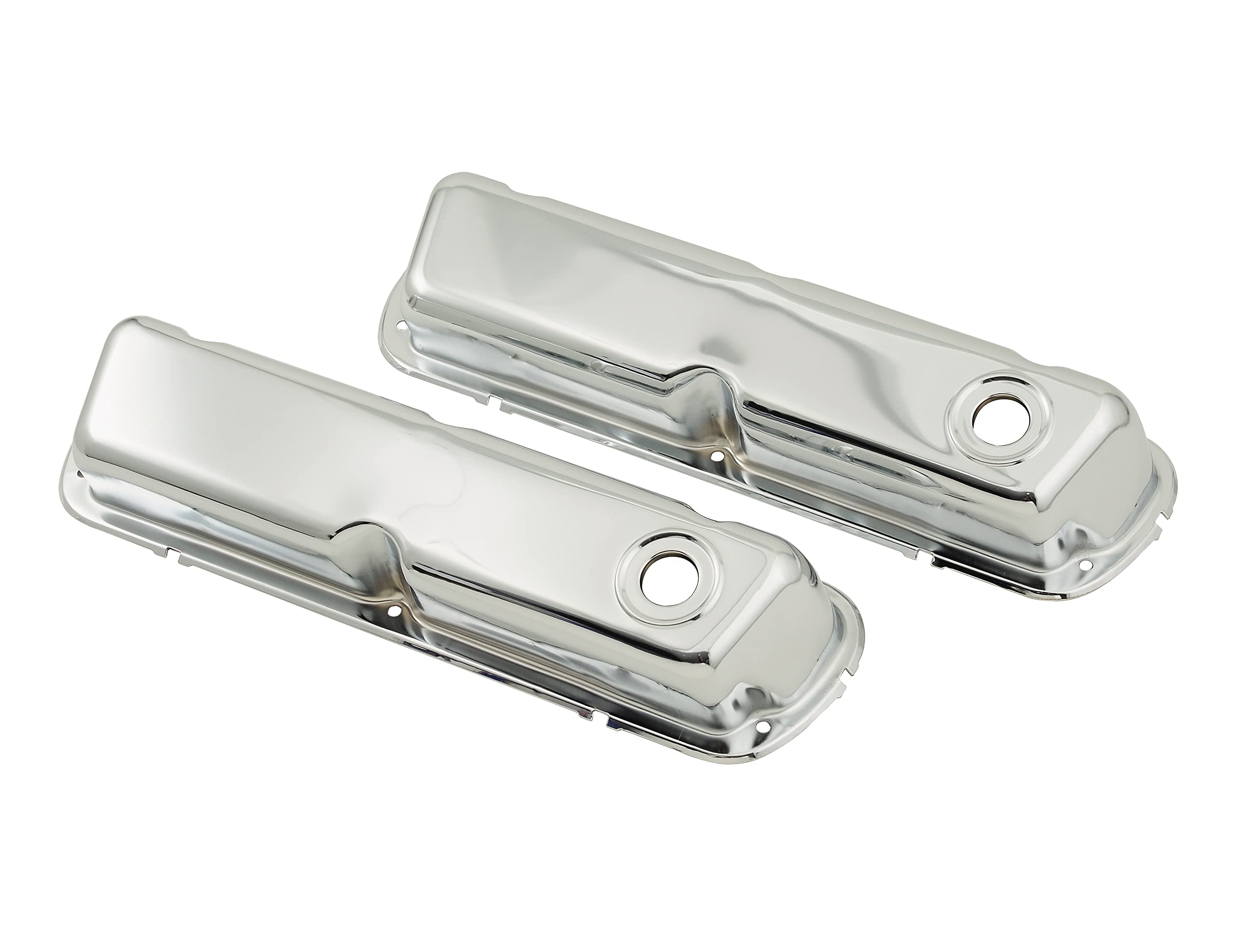 Chrome Mr. Gasket 9804 Valve Covers