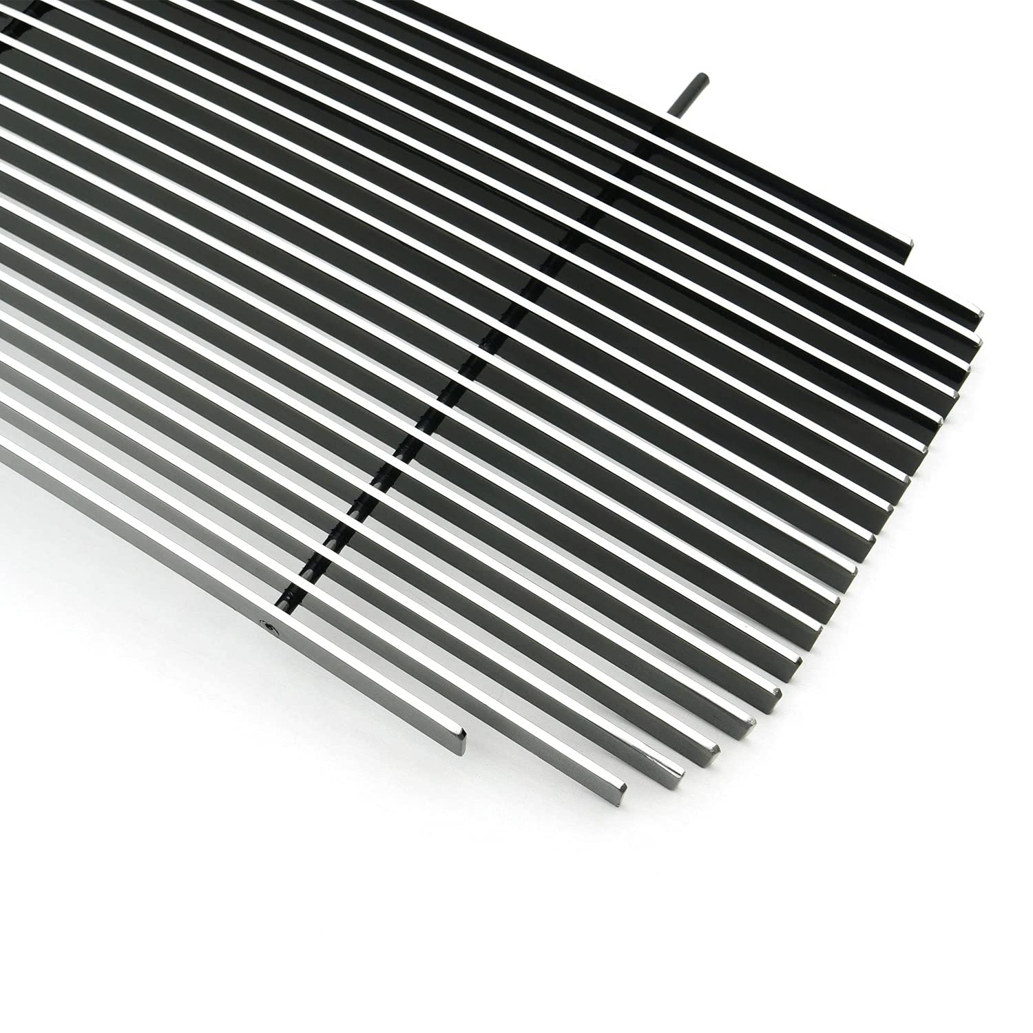 Horizontal T-Rex 20140 Aluminum Polished Finish Billet Grille Insert for GMC Pickup Suburban Yukon