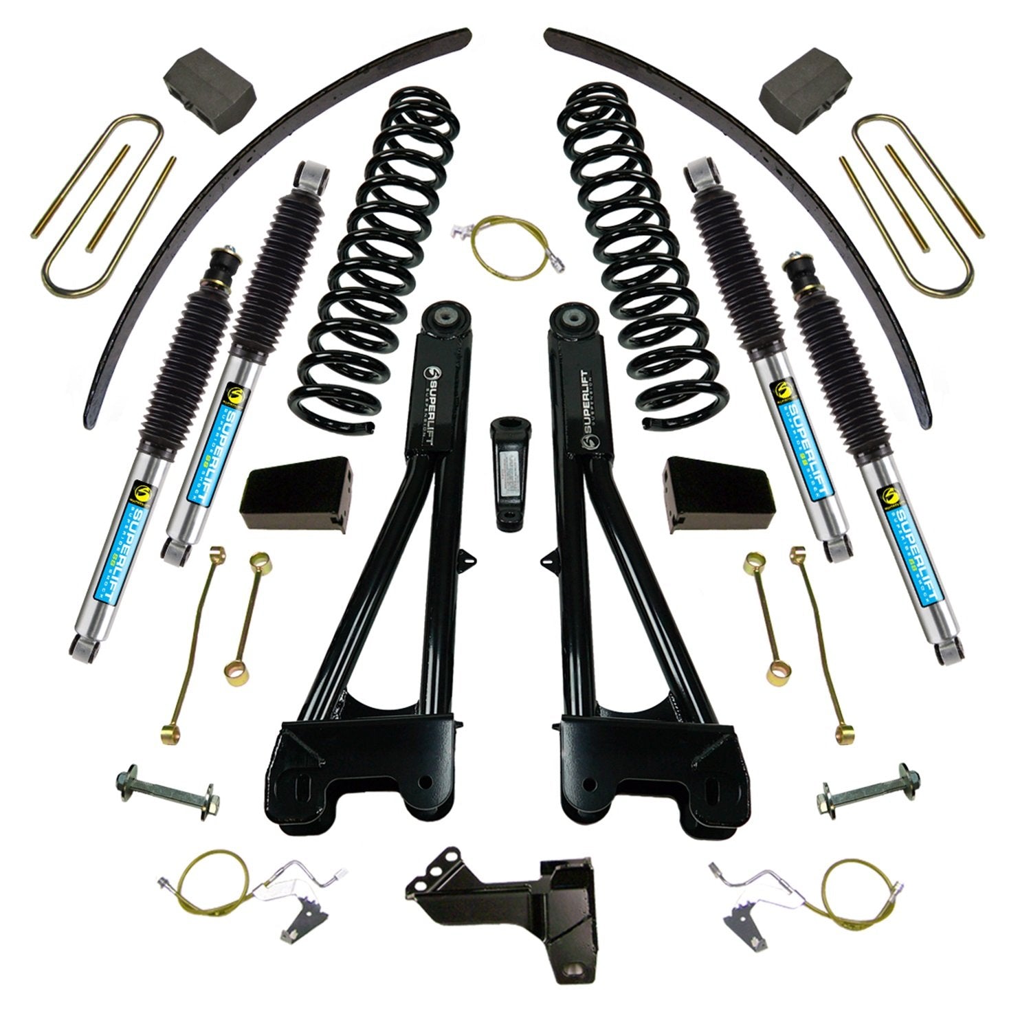 SUPERLIFT SUSPENSION RealTruck 8" Lift Kit for Ford F-250/F-350 | Complete Lift Kit with Front & Rear Bilstein 5100 Series Shocks & Replacement Radius Arms | K985B | Fits 2008-2010 Ford F-250 / F-350