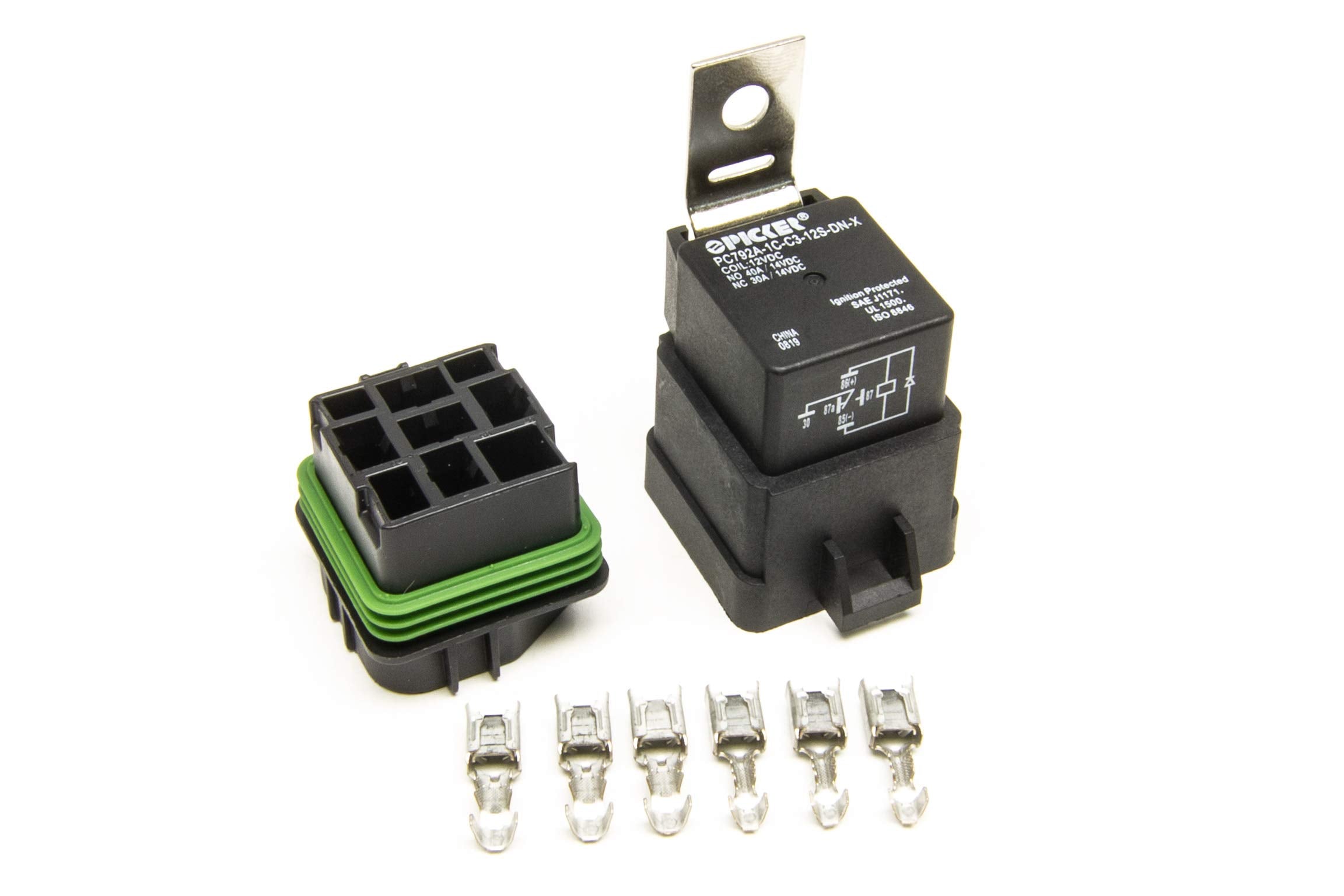 Weatherproof Relay & Base, Painless Performance 80129, 35-Amp