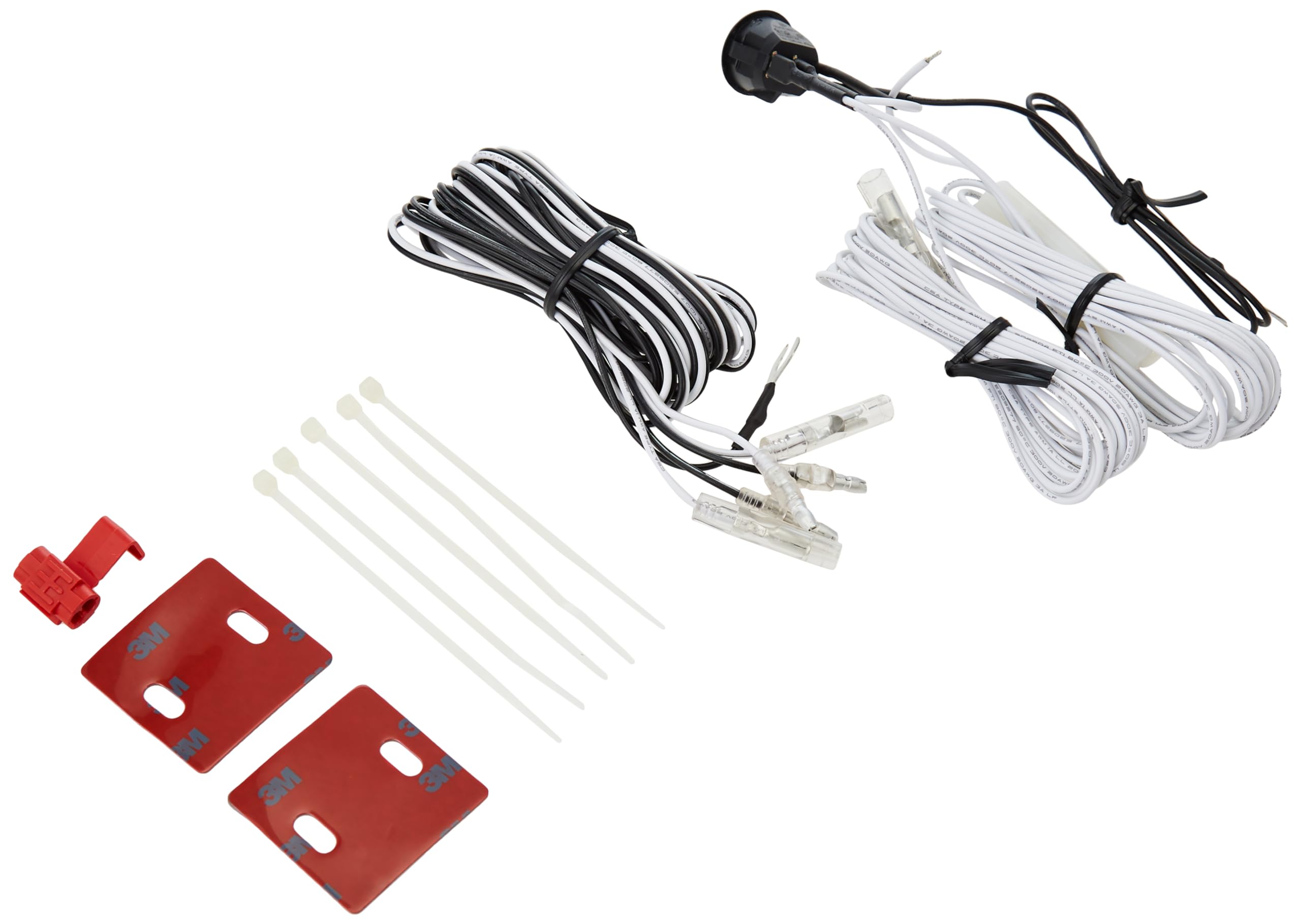 3.5-Inch PIAA 5370 White SAE Compliant LED Fog Lamp Kit with Wiring Harness and Relay and Switch, Pack of 2
