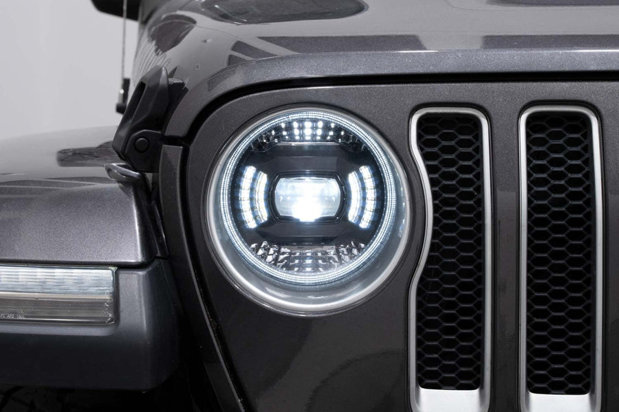 Diode Dynamics LED Elite Headlights compatible with Jeep JL Wrangler 2018-2026, Elite Max